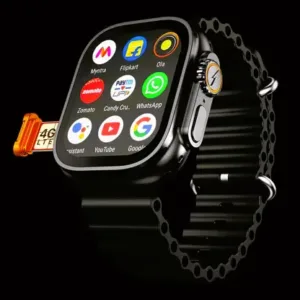 Onikuma T800 ULTRA Smart Watch No sim card Opetion Smartwatch NO sim card Smartwatch  (BLACK Strap, Free Size)