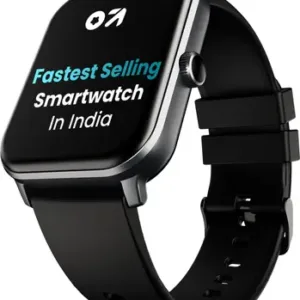 GOBOULT (formerly Boult) Drift+ 1.85" ,BT Calling, 500Nits Brightness, 150+ Watchfaces Smartwatch  (Jet Black Strap, Free Size)