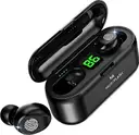 Microflash Earbuds X67 Upto 48Hrs Playtime, Touch Control, Deep Bass Bluetooth  (Black, True Wireless)