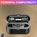 SACRO F9 Wireless Earbuds Upto 48Hrs Playtime with Crystal Clear Sound High BassW90 Bluetooth  (Black, True Wireless)