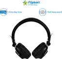 Flipkart SmartBuy FKBT02 Bluetooth  (Silver, Black, On the Ear