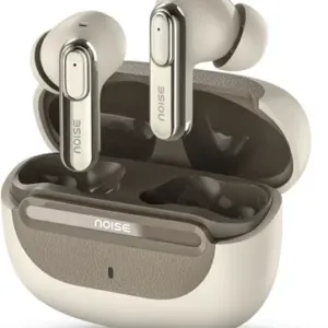 Noise Buds UNO, 40Hrs Playtime, Quad Mic with ENC, Premium Leather Accent, Dual Pair Bluetooth  (Ivory Grain, True Wireless)