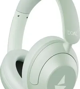 boAt Rockerz 650 Pro(2025 Launch), Touch/Swipe Controls, Dolby Audio, 80 Hrs Battery Bluetooth  (Sage Green, On the Ear)