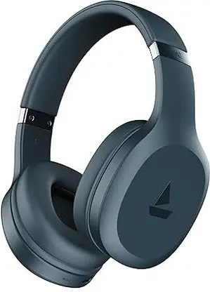 boAt Rockerz 412, 60H Battery,40ms Latency,ENx, Stream Ad Free Music via App Bluetooth  (Bold Blue, On the Ear)