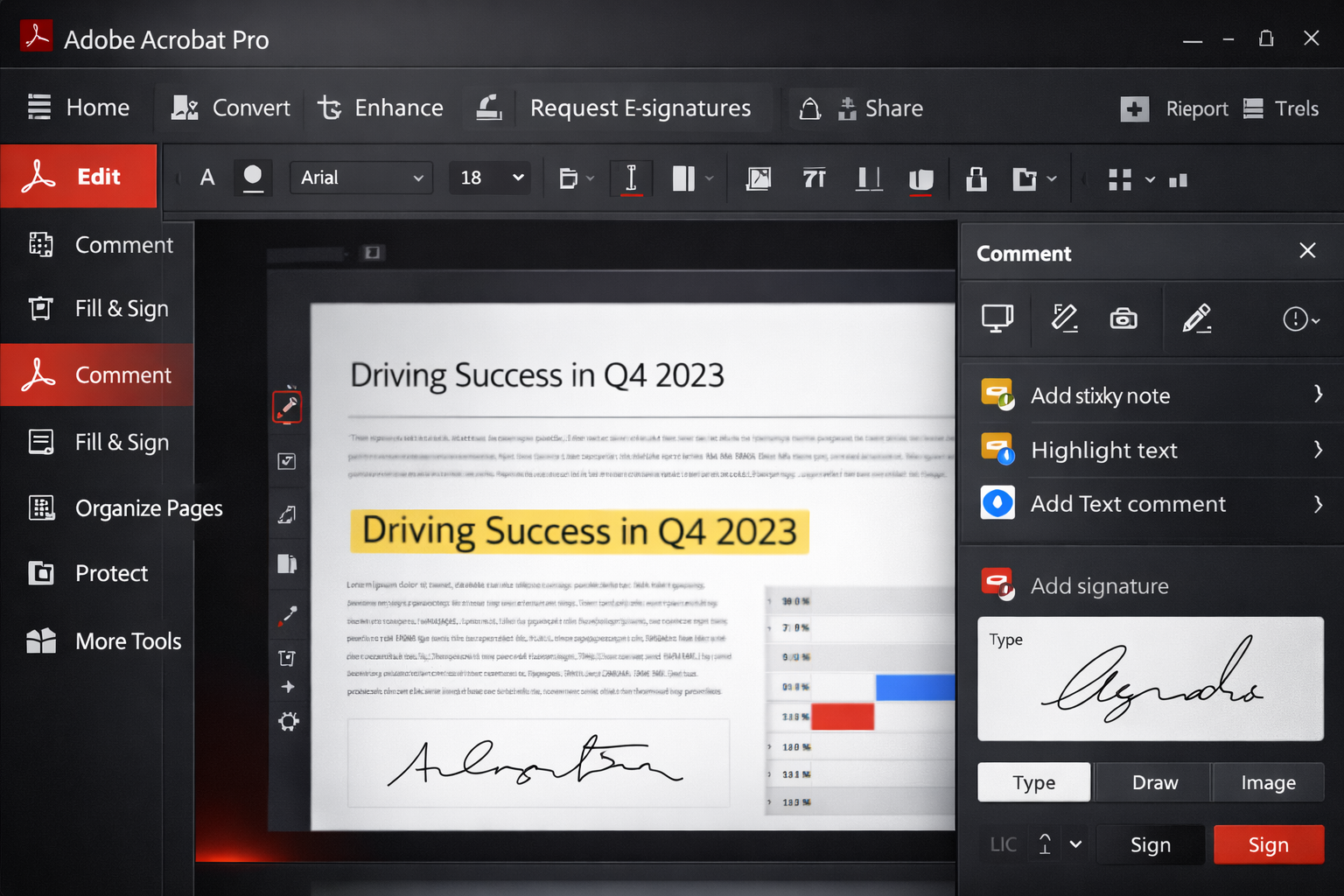 Adobe Acrobat Pro Dashboard